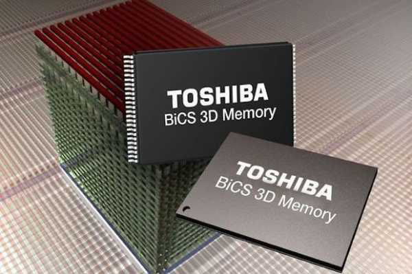 Toshiba расширяет производство флэш-памяти с объемной компоновкой